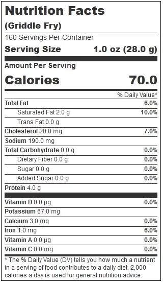 Sliced Halal Beef Bacon, 2.5 Pound U355991