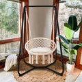 Hammock Chair with Stand, 330 lbs Capacity, Grey N520695