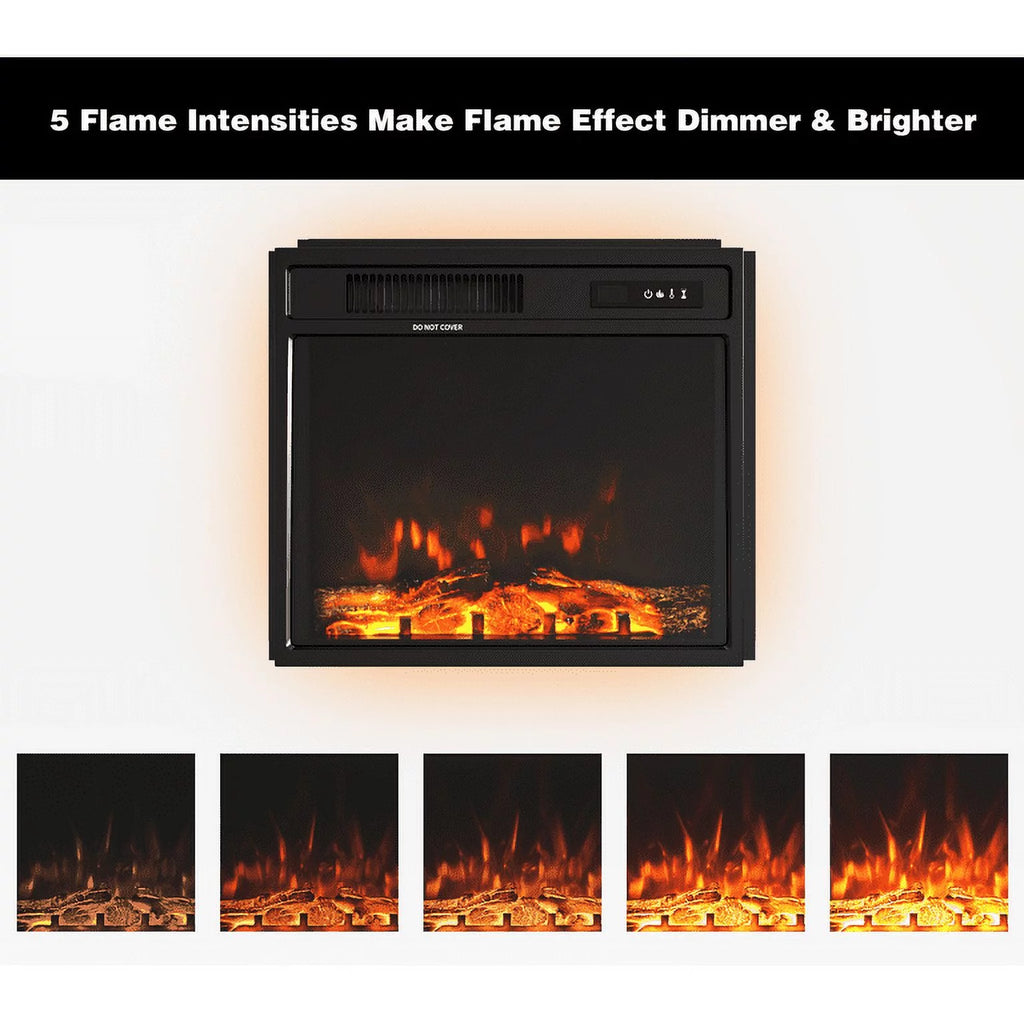 47'' TV Stand with 18" Electric Fireplace U8045