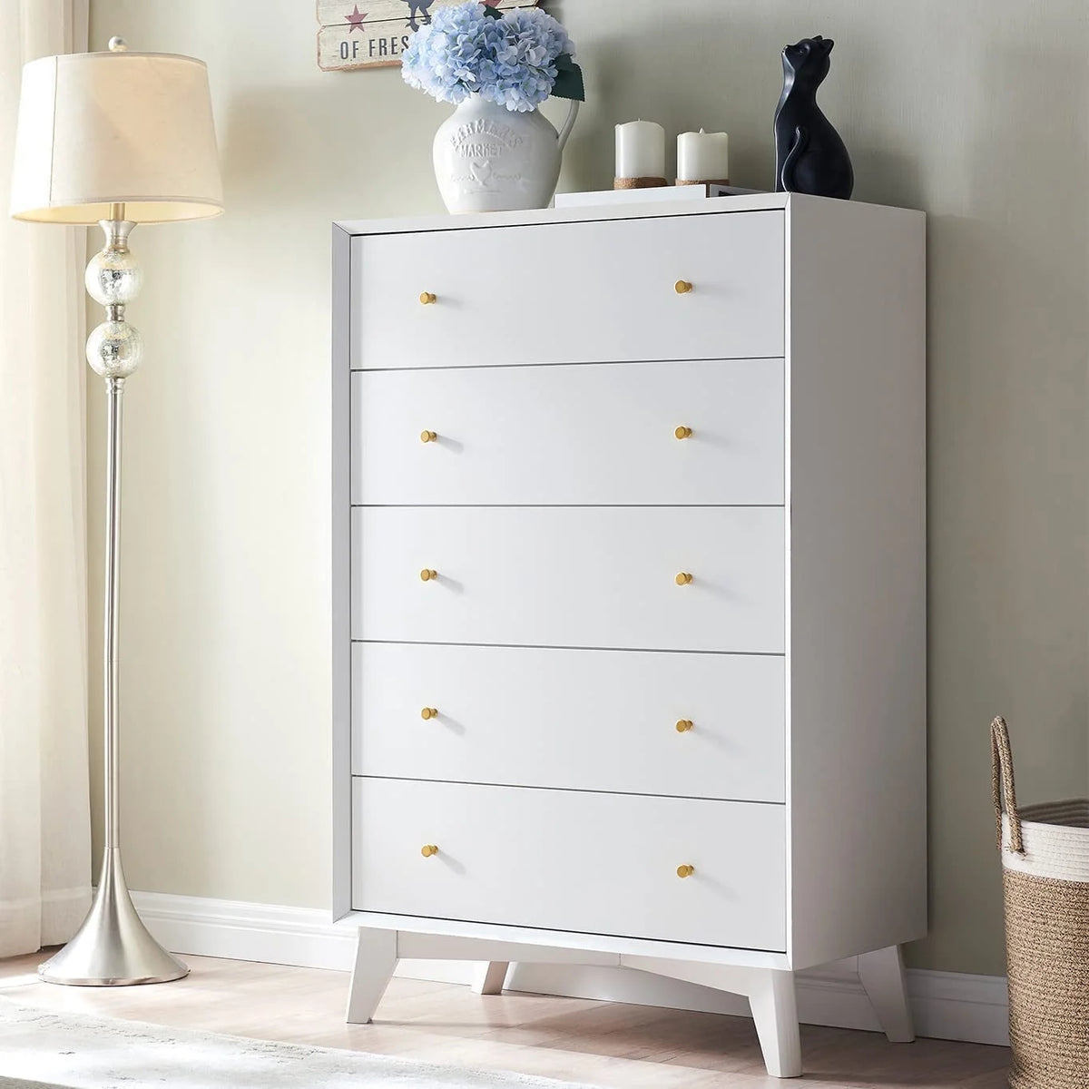 Mid Century Modern 6 Drawer Dresser J2821