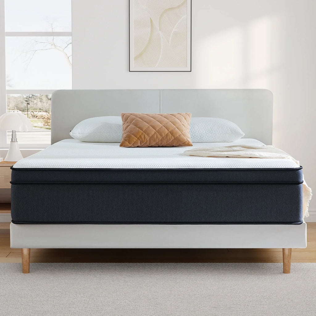 Queen 10 inch Medium Firm Hybrid Innerspring Mattress Y576643