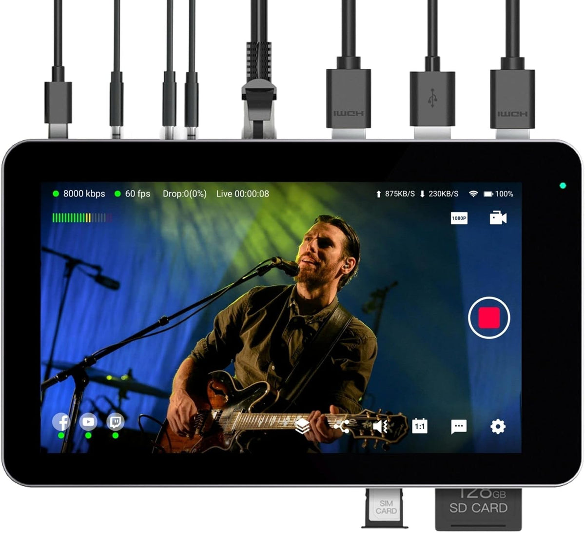 Portable Multi-Cam Live-Streaming Solution Q473063