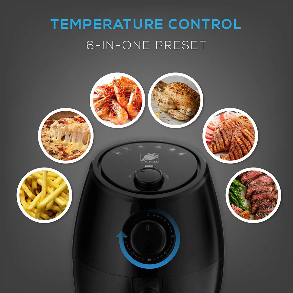 Red 2.0L Hot Air Fryer G279