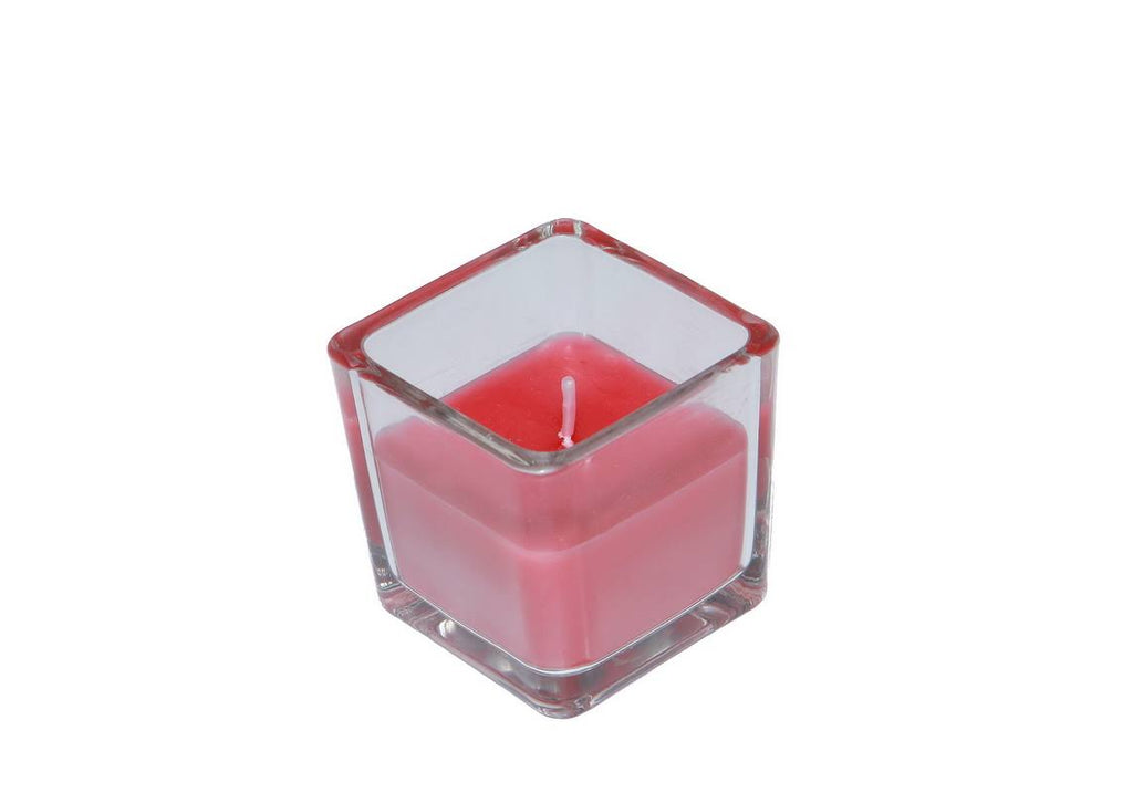 Square Glass Votive Candle U9954