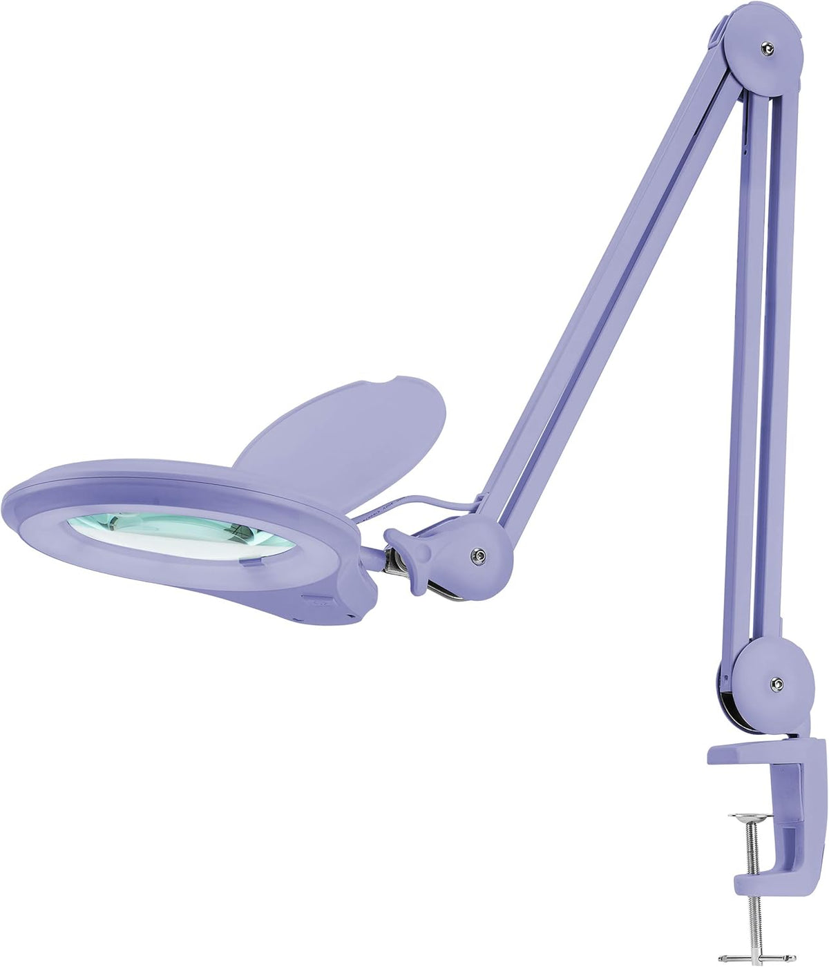 1,200 Lumens Super LED Magnifying Lamp with Clamp, 5 Diopter, Dimmable, Black Z46176