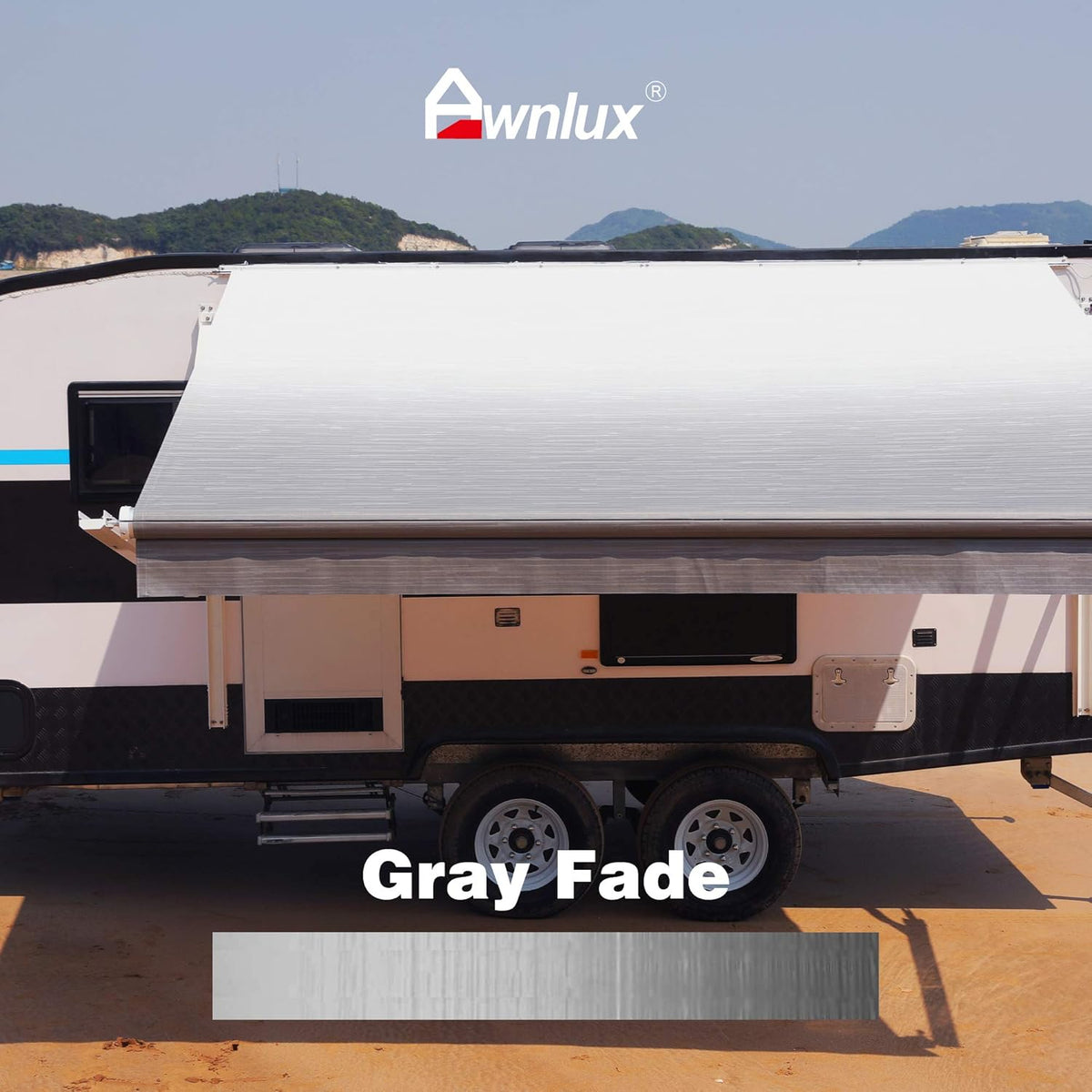 Heavy Duty Weatherproof 4-Ply Vinyl RV Awning Fabric Replacement U98301
