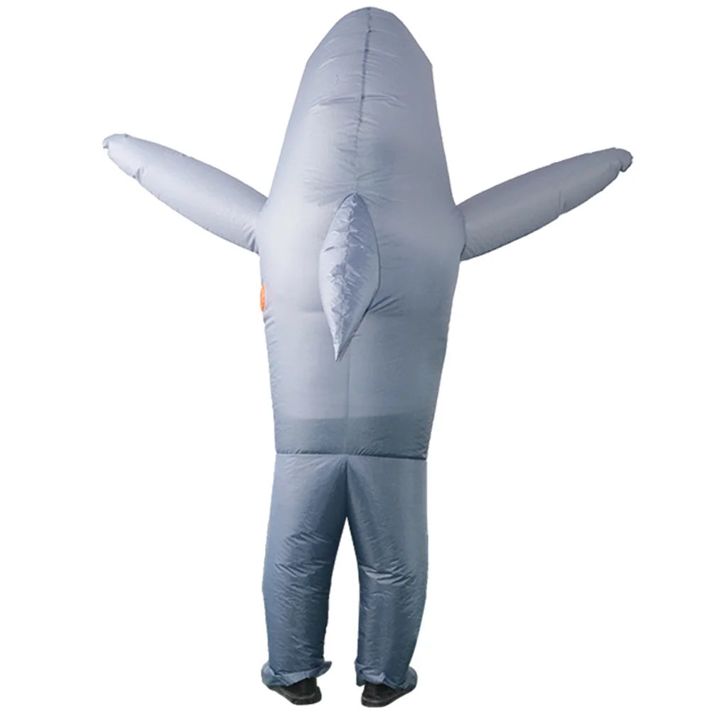 Grey Dolphin Inflatable Costume F2882