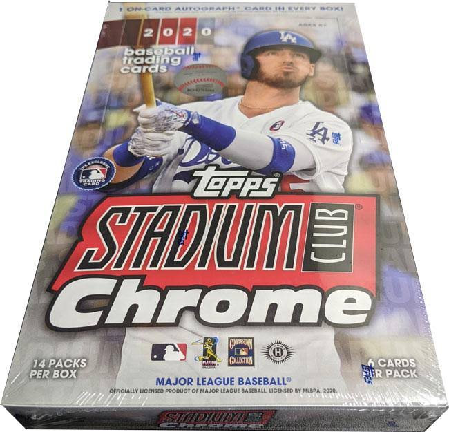 2020 Topps Stadium Club Chrome Baseball Hobby Box B6547