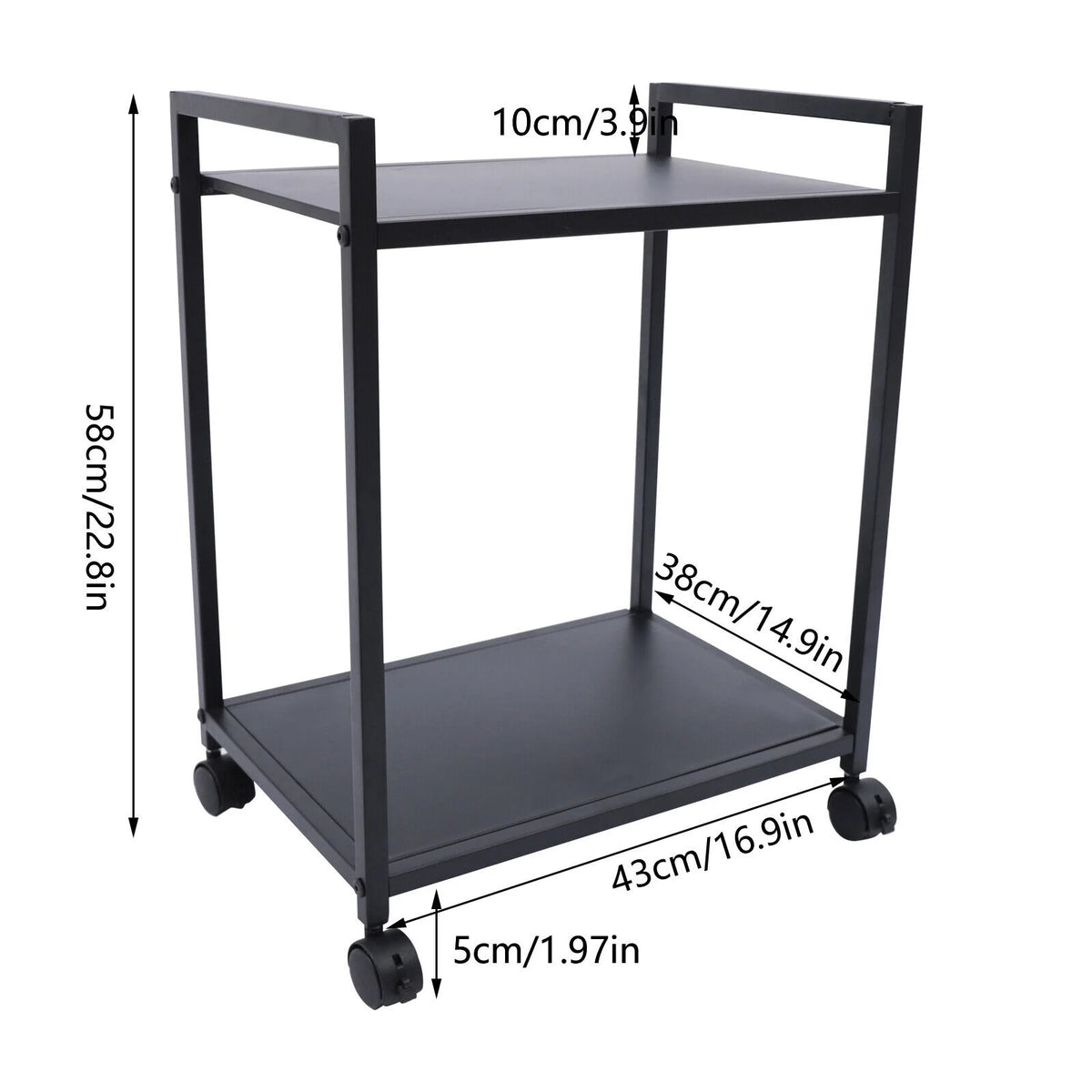 Computer Tower Stand with Lockable Wheels U873