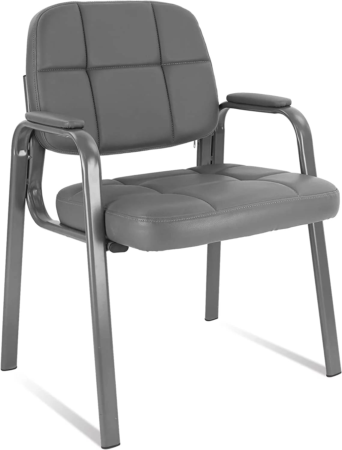 Guest Chair with Bonded Leather Padded Arm Rest X39117