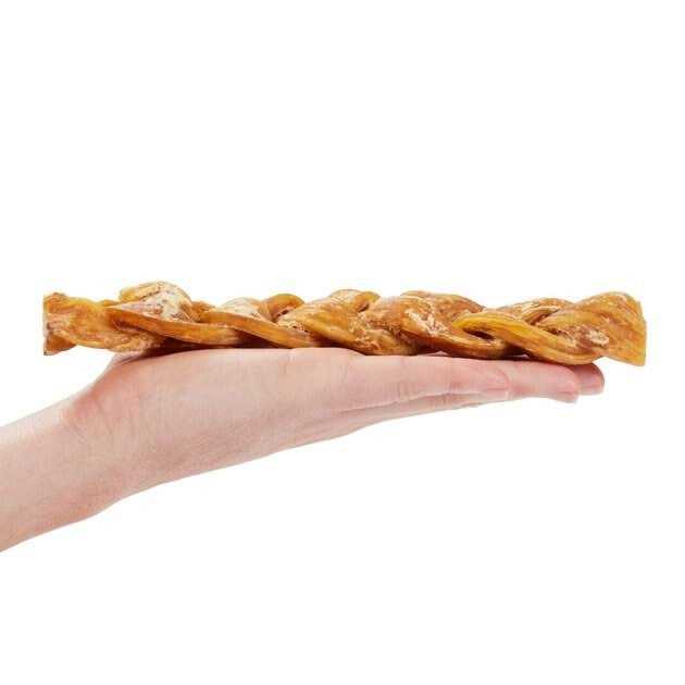Braided Water Buffalo Tendon Dog Chews A3771