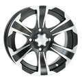 12x7 4.0 + 3.0 Matte Black Alloy Series Wheel L967