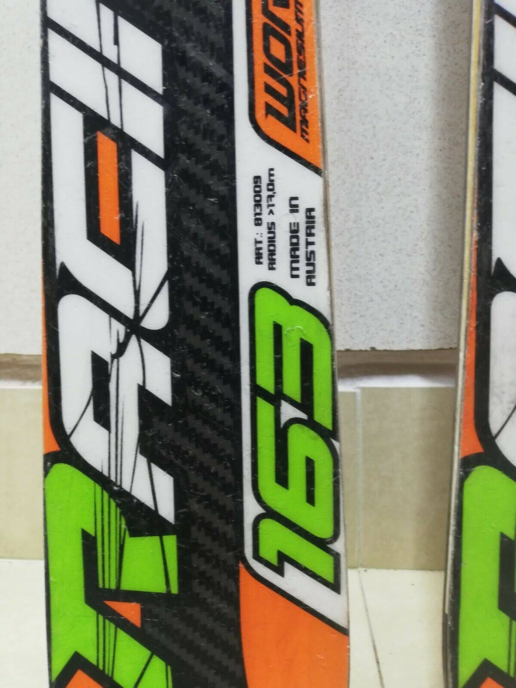 Blizzard Racing GS World Cup 163 cm Ski with Marker 10 Bindings X687