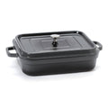 Lightweight Cast Aluminum Roaster Pan with Lid, 5 Quart, Gray Q140