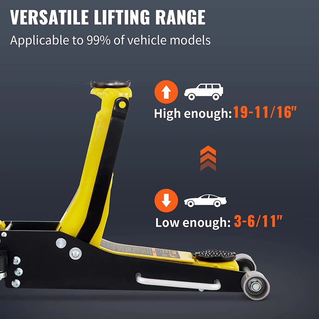3 Ton Low Profile Aluminum Steel Floor Jack Z842
