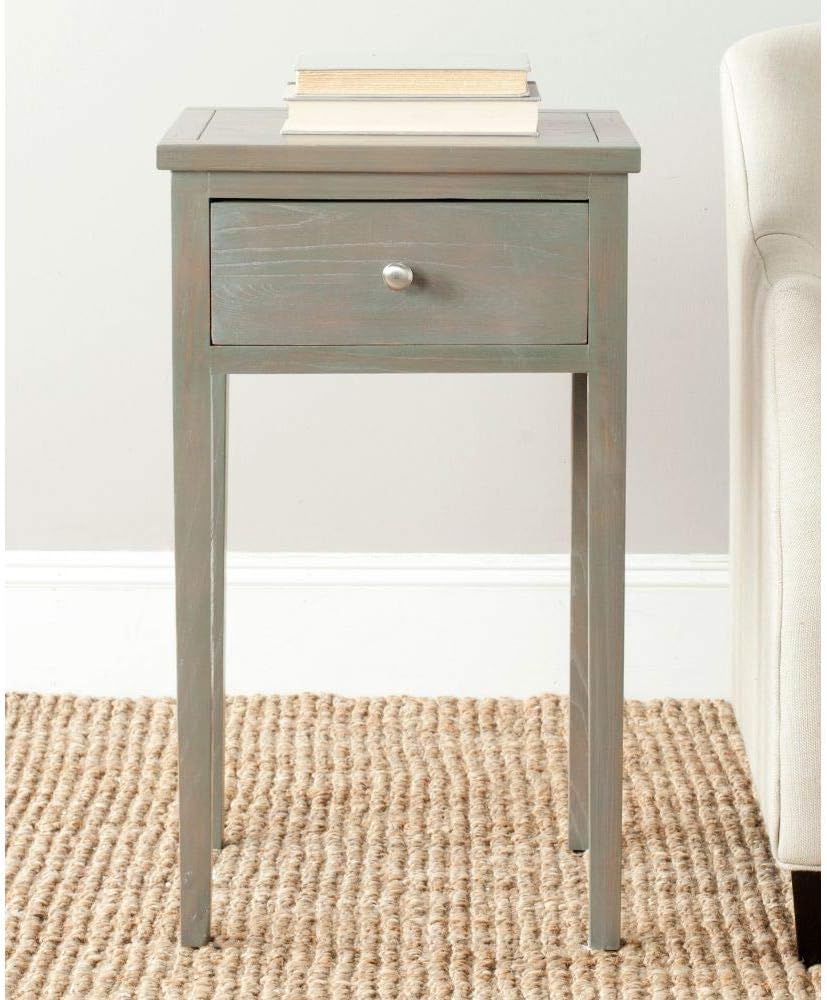 French Grey End Table V8174