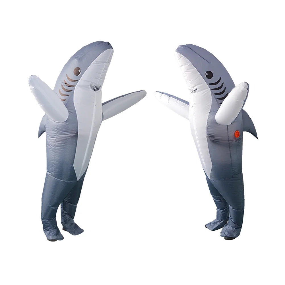 Grey Dolphin Inflatable Costume F2882