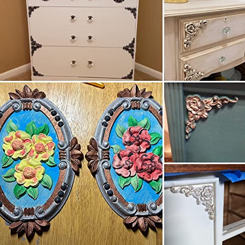 Wood Appliques Onlays Unpainted Wood Carving Decoration G942044