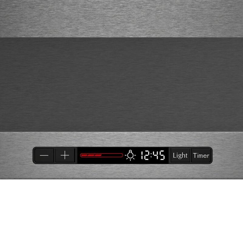 30 in. Black Stainless Steel Canopy Range Hood with Lights Z760048