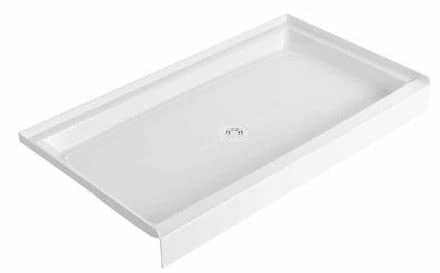 60" x 34" Rectangular Shower Base with Center Drain U53666