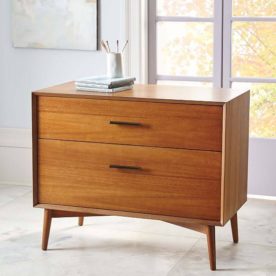 Mid-Century Lateral File Cabinet I8382