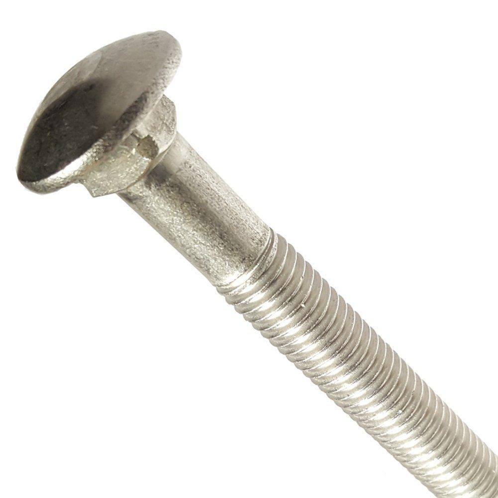 5/8-11 x 14x22 Partially Threaded Stainless Steel 18-8 Carriage Bolts Qty 5 B850