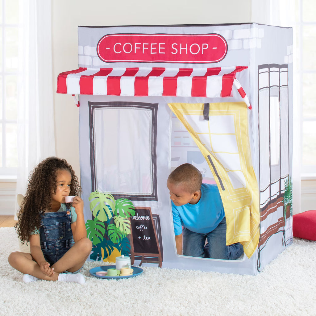 Kids' Coffee Shop Play Tent Indoor Playhouse C81227