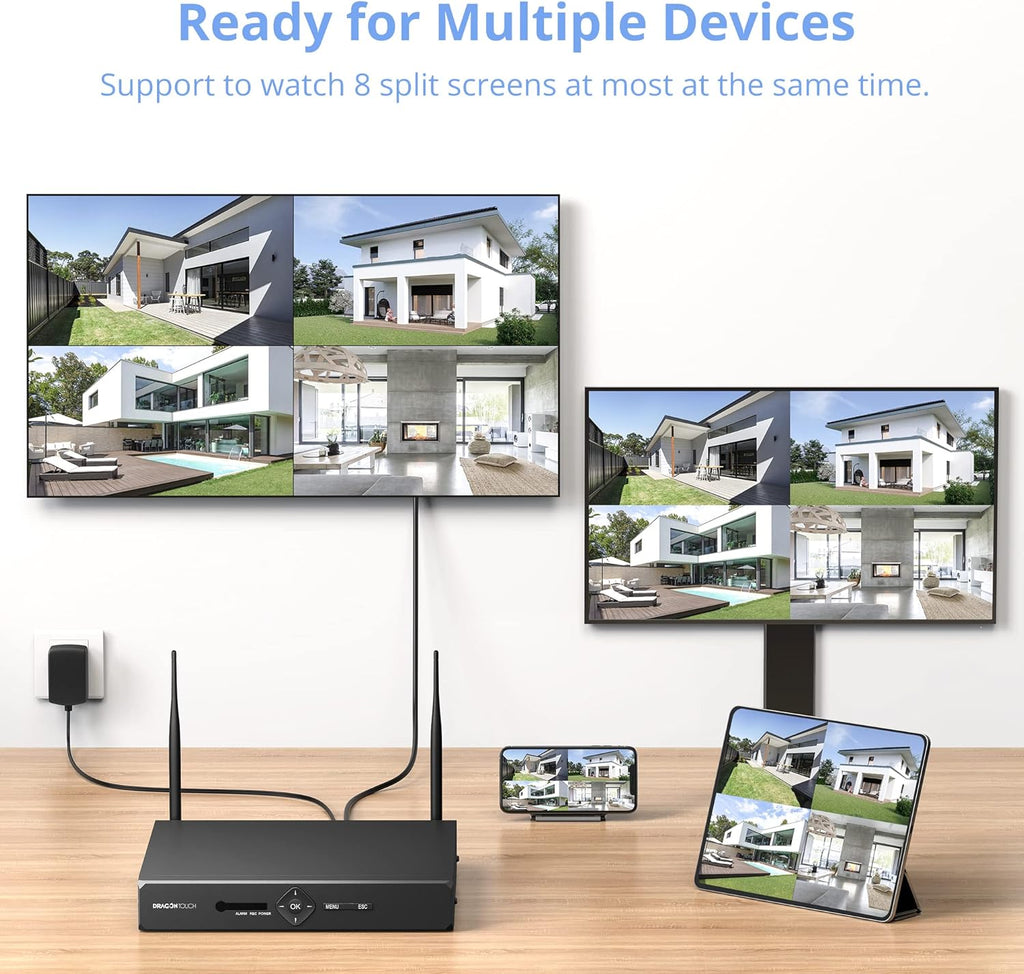 3MP WiFi Security Camera System with Color Night Vision K559