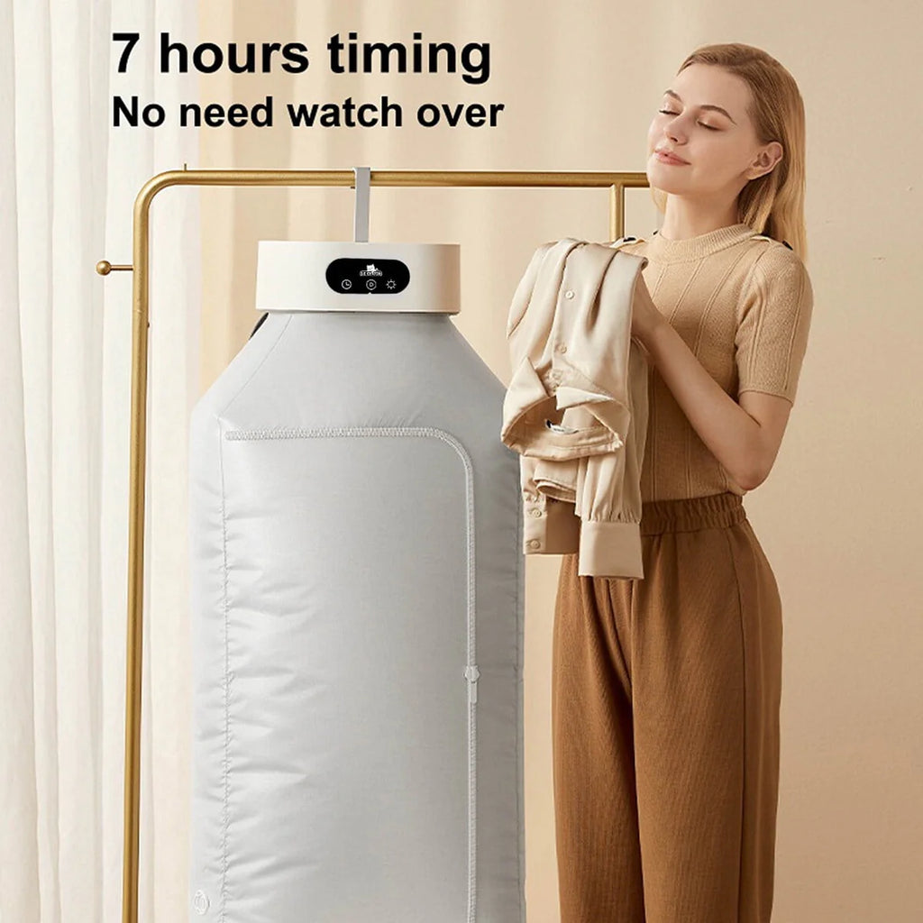 Portable Foldable Mini Washer and Dryer with Drying Bag U623907