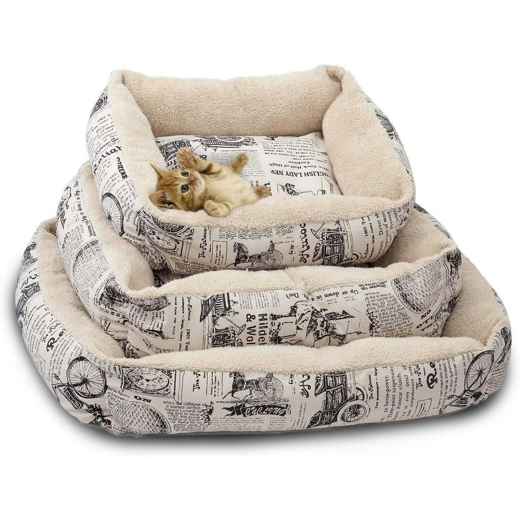 Pet Bed for Cat and Dog Crate Pad with Inner Cushion C32671