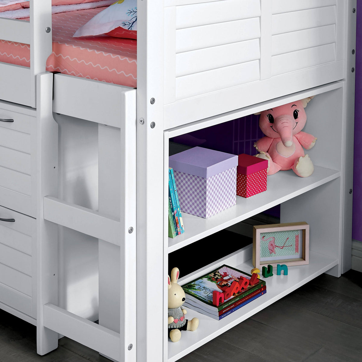 White Bookshelf E699373