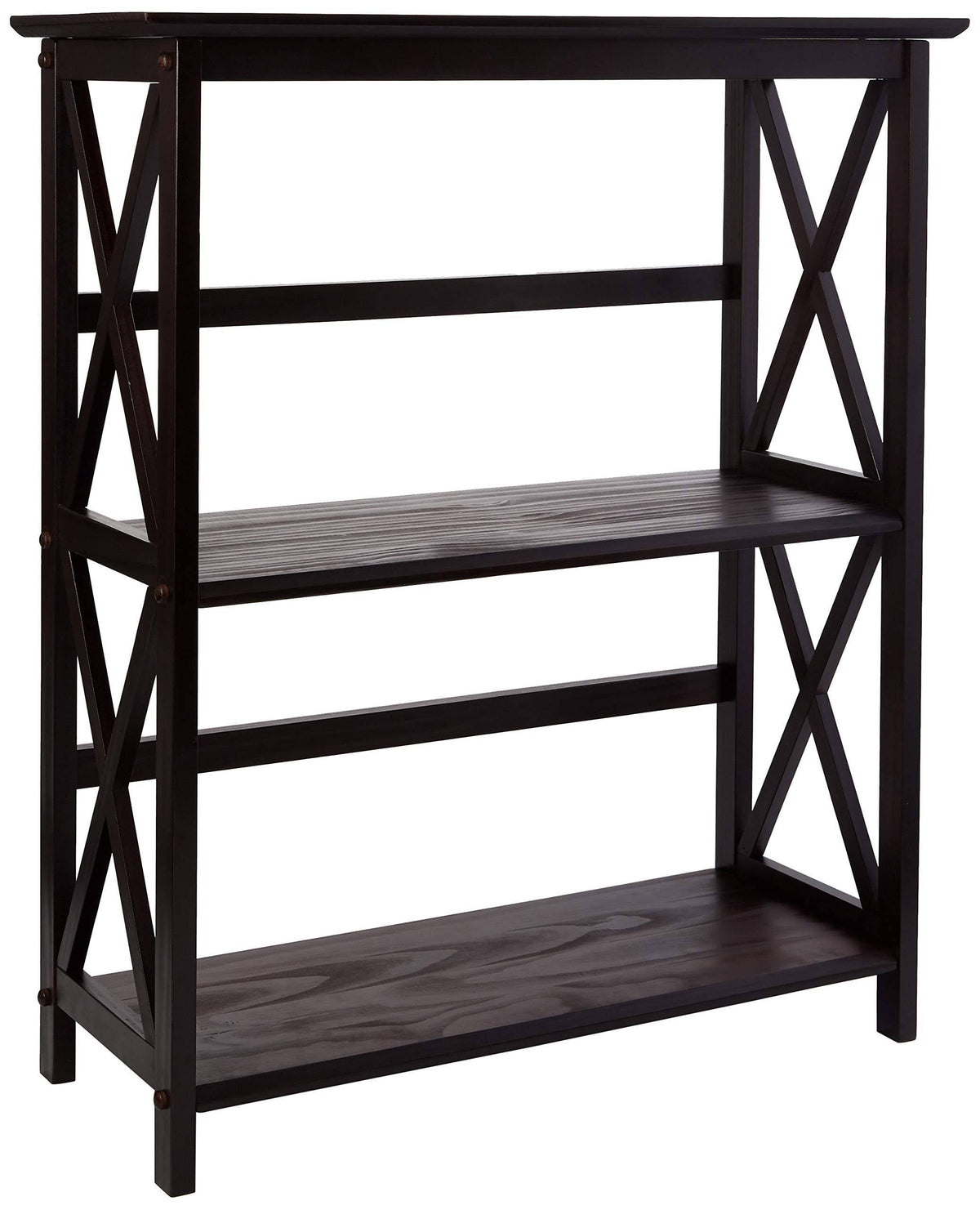 3-Shelf Bookcase Espresso I4398