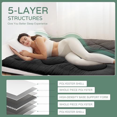 5" Thick Japanese Floor Mattress Futon Tatami Mat P76536