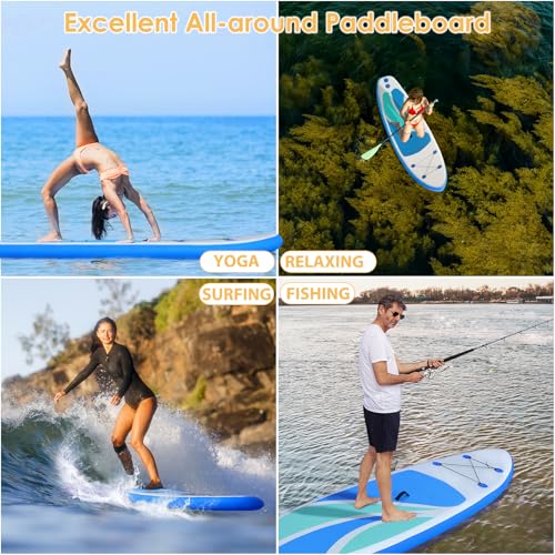 Inflatable Stand Up Paddle Board 10'4" Ultra-Light Non-Slip Deck M488504