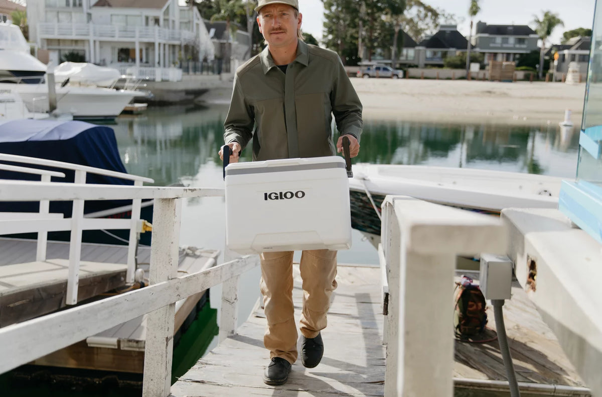 25 QT White Hard Sided Cooler I25903