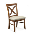 Yellow Cross Back Side Chair N102