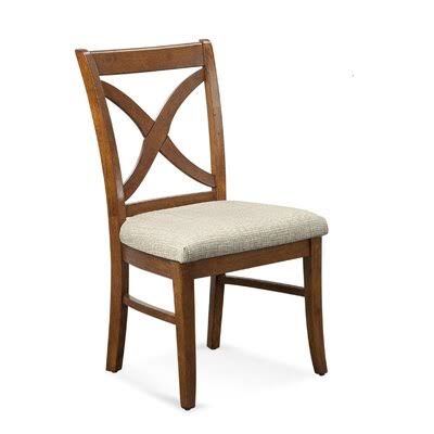 Yellow Cross Back Side Chair N102