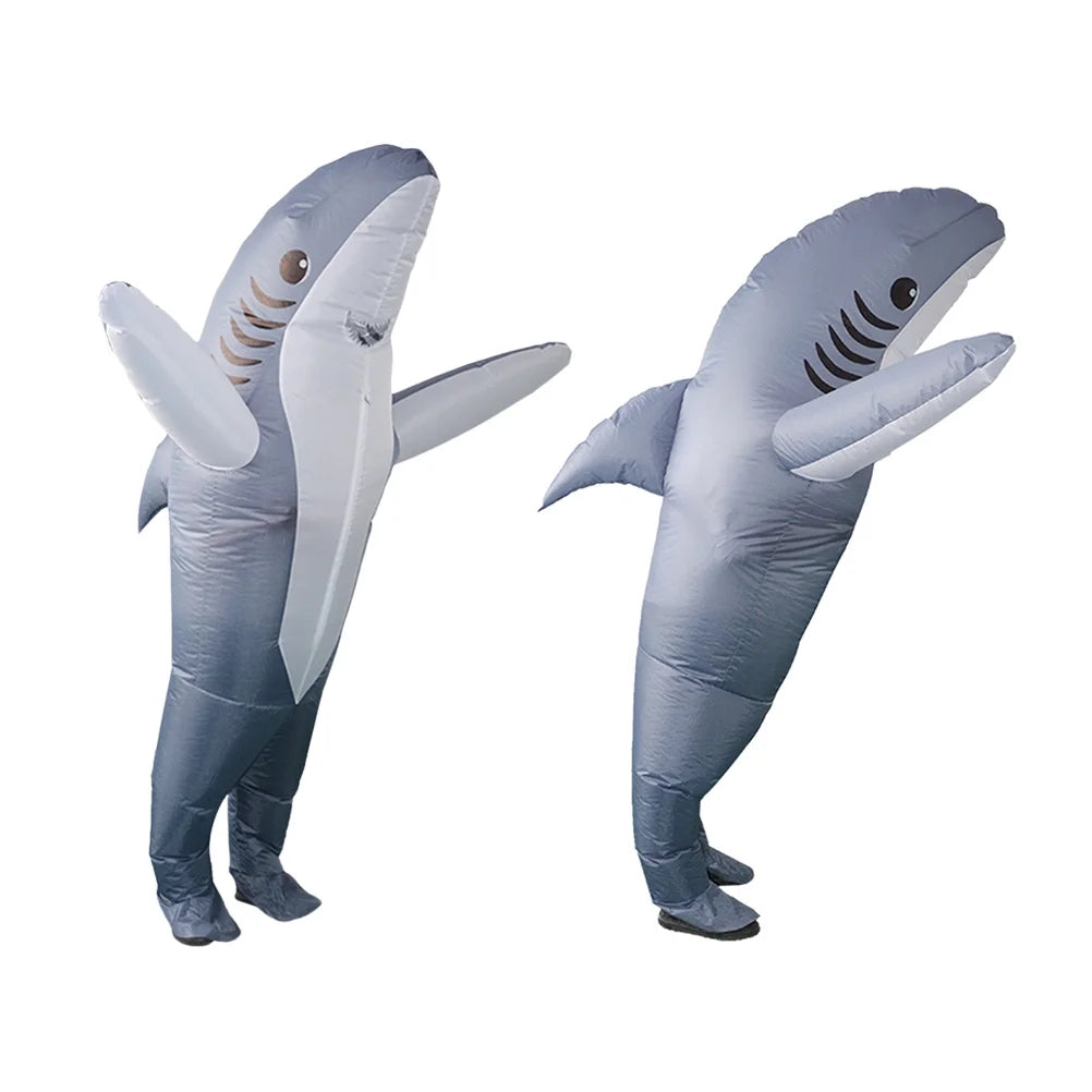 Grey Dolphin Inflatable Costume F2882
