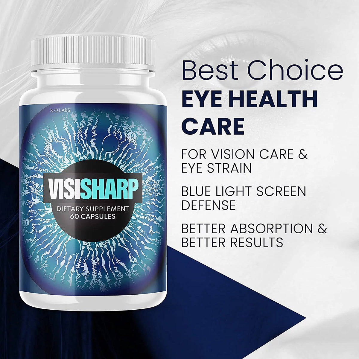 60 Capsules Eye Health Supplement B551