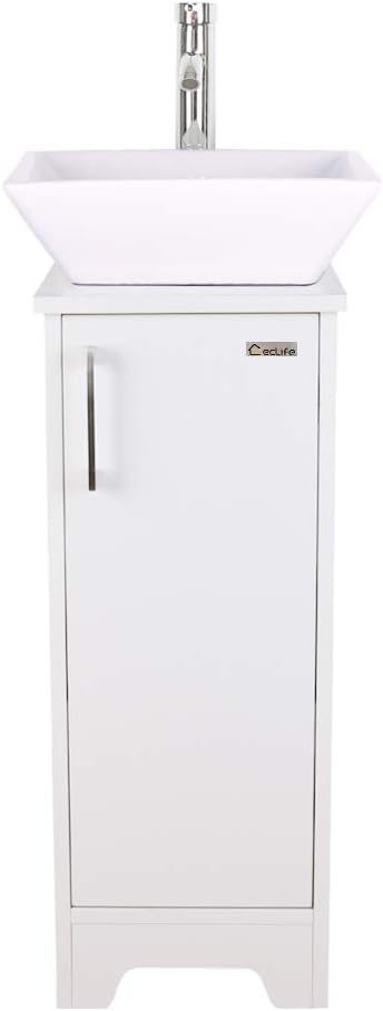 13 inch White Freestanding Bathroom Vanity G588270
