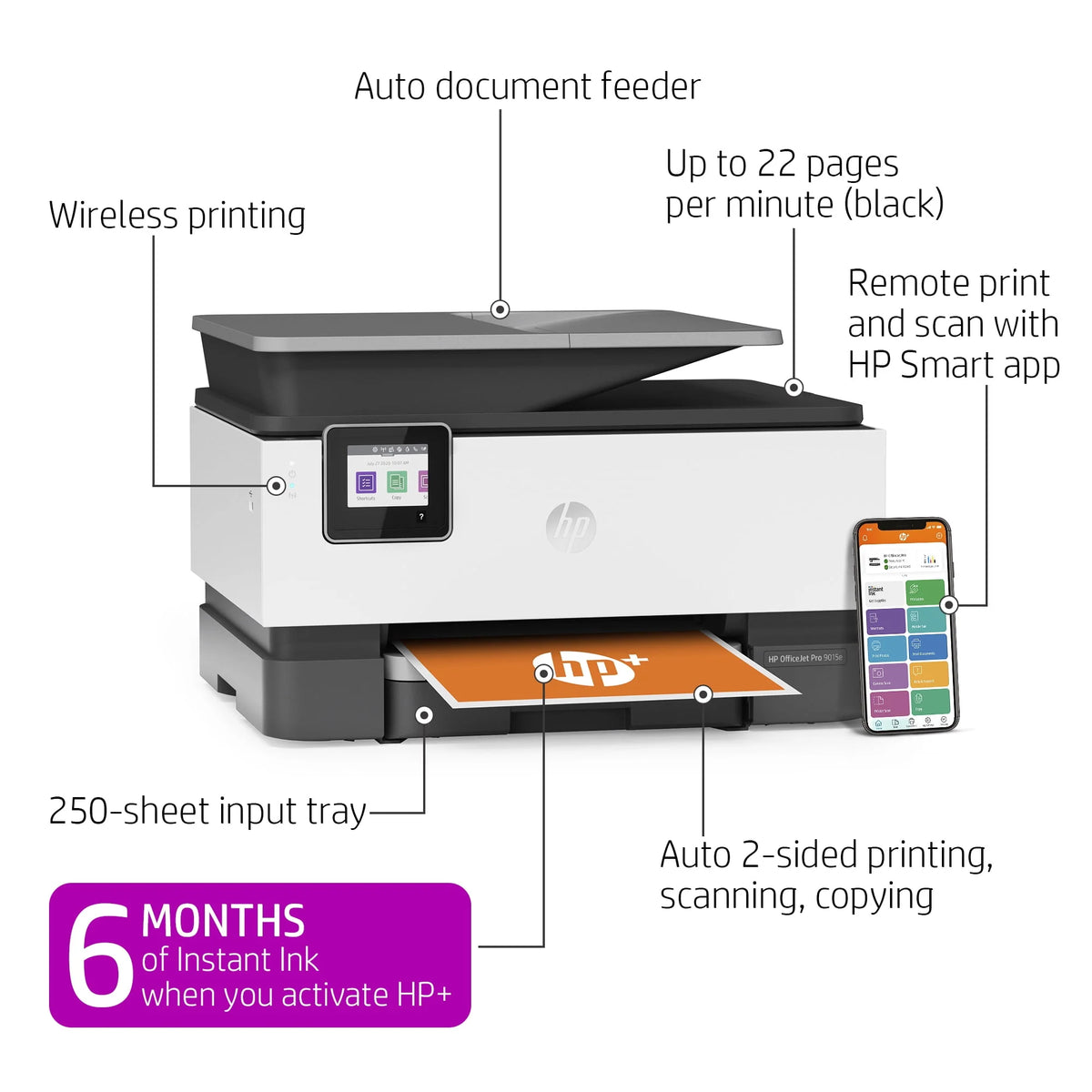 Wireless Color Inkjet Printer Q158