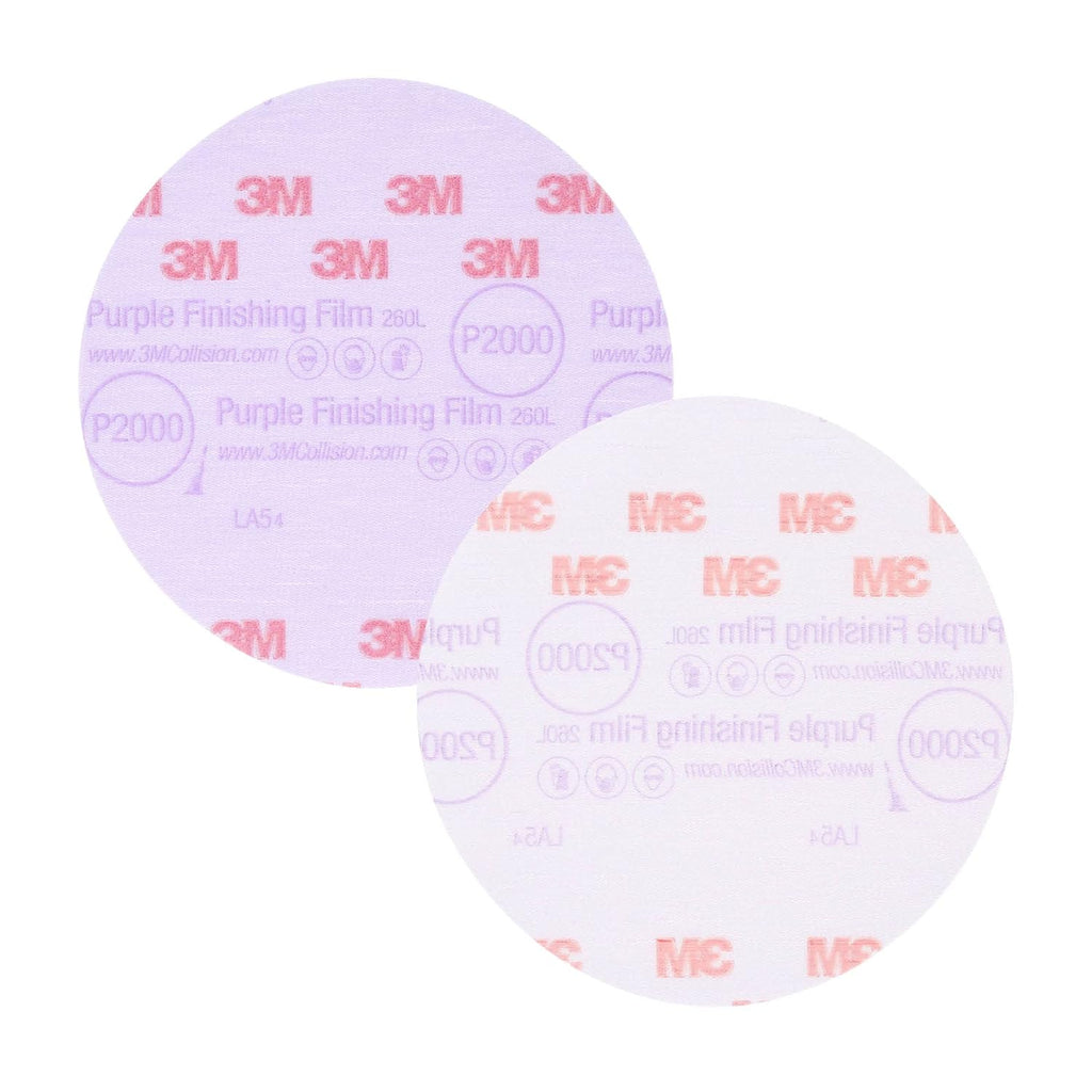 6 in P2000 Purple Abrasive Disc 50 Discs X517
