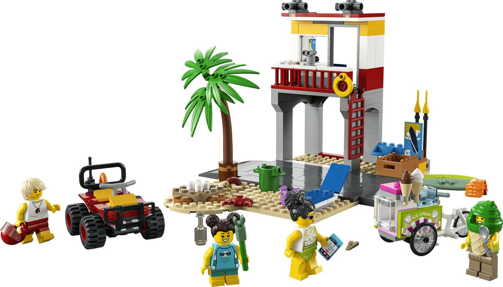 Building Kit with 4 Minifigures and Crab and Turtle Figures (211 Pieces) T887