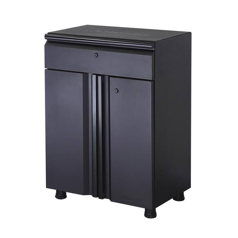 10-Piece Welded Steel Garage Storage System in Black J926