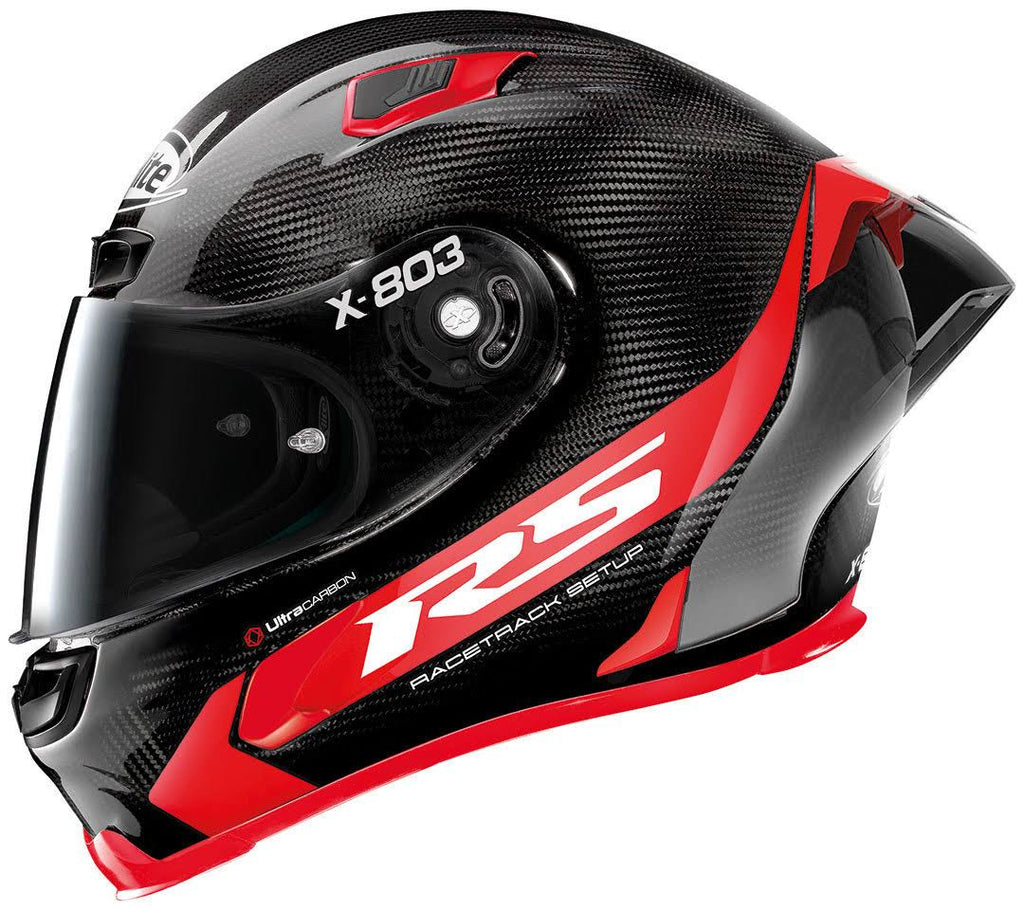 X-803 RS Ultra Carbon Hot Lap Black / Red Helmet K48897