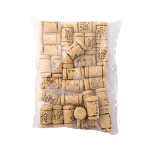 30 Premium Straight Wine Corks 7/8" x 1-3/4" Beige I25352