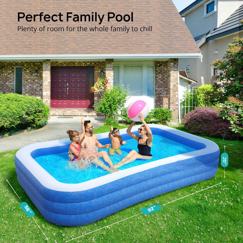 Rectangular Thickened Inflatable Pool B940