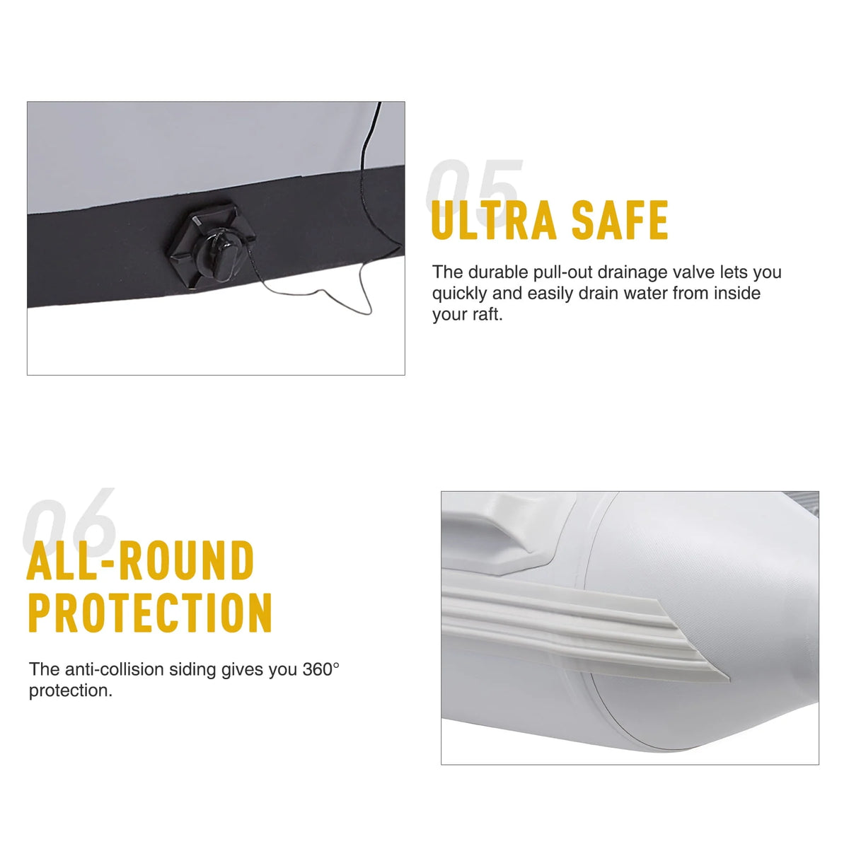 2 Person Inflatable Boat PVC Raft X959