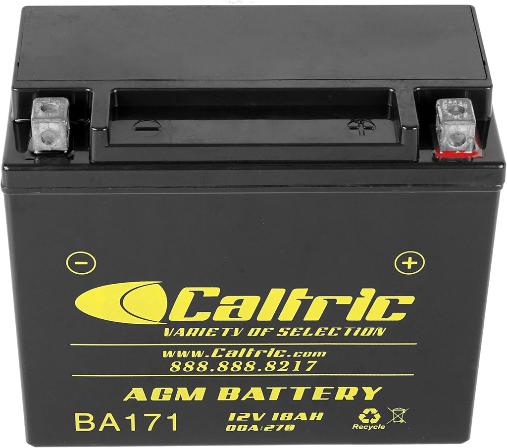 Caltric Agm Battery Polaris Sportsman 500 4X4 Efi 2007 2008 2009 2010 Q36190