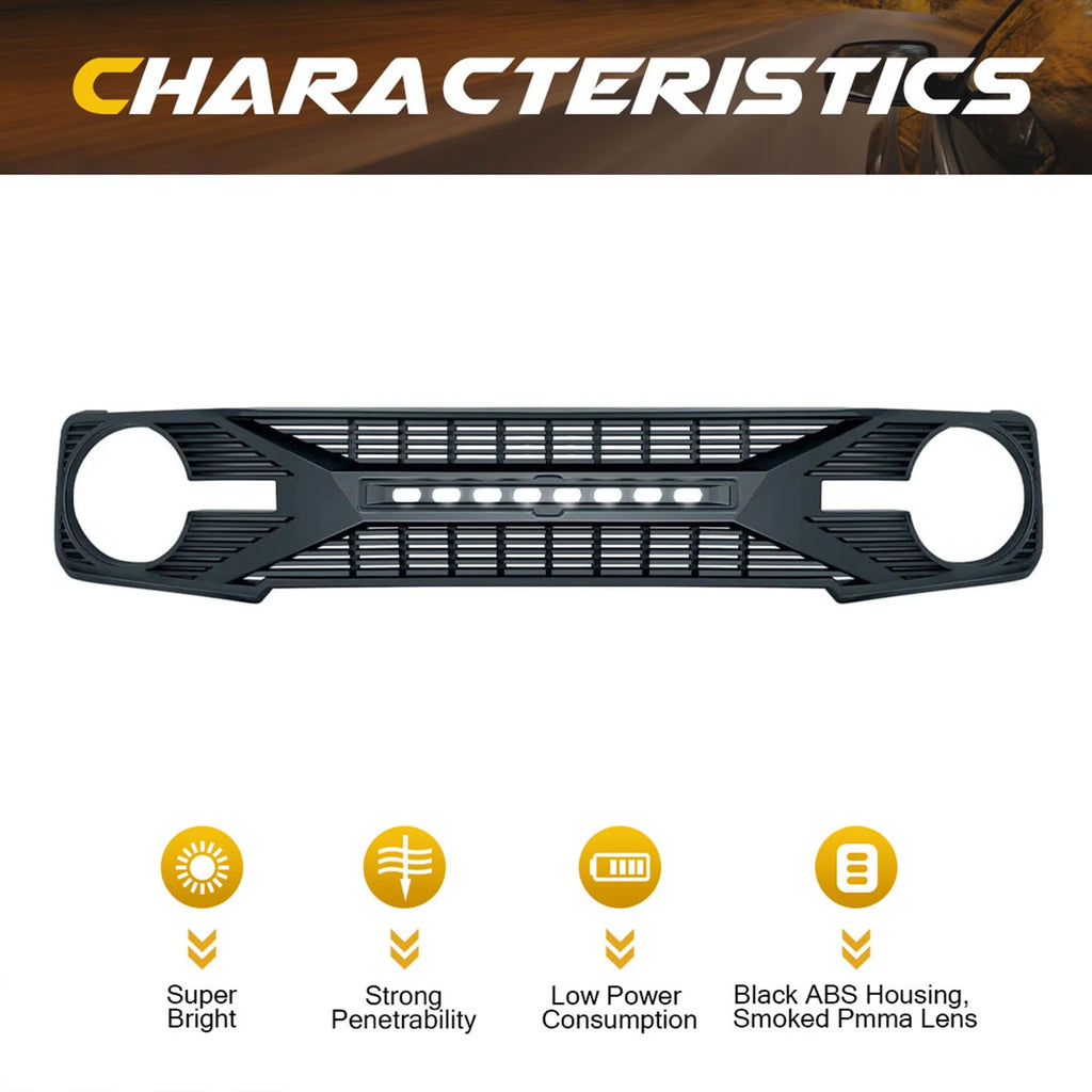 Grille with Lights for Ford Bronco G17875